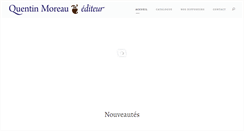 Desktop Screenshot of moreauquentin.com