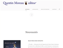 Tablet Screenshot of moreauquentin.com